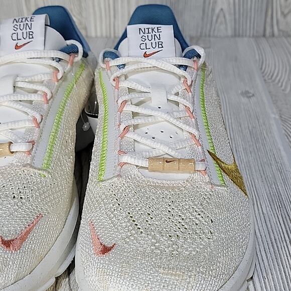 Nike SuperRep Go 3 Flyknit Next Nature Sun Club White Sanded Gold Sneakers NWT - Picture 6 of 15